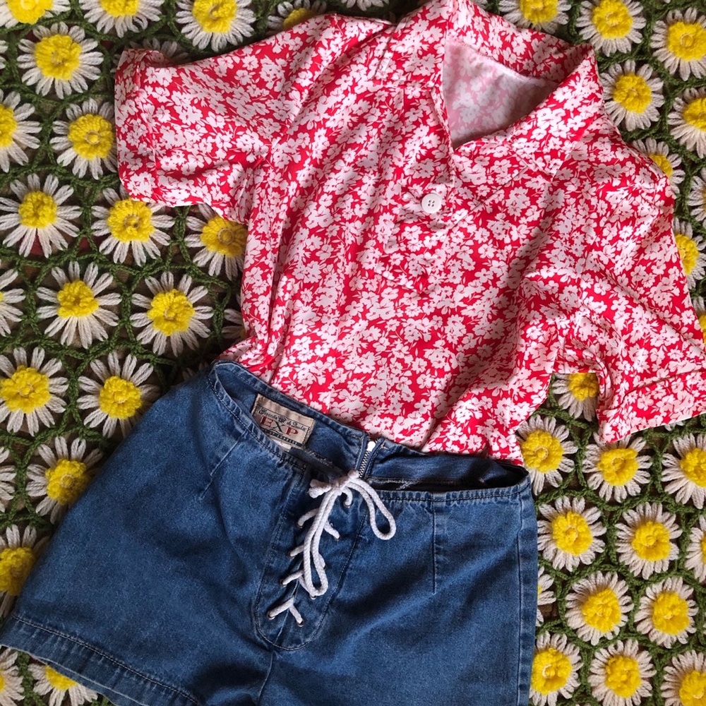 3 for $20! VINTAGE | Floral Top🌹